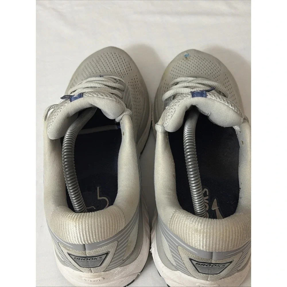 Brooks Addiction 14 1203061D077 Gray and Blue Running Sneakers Women's 10 D Wide